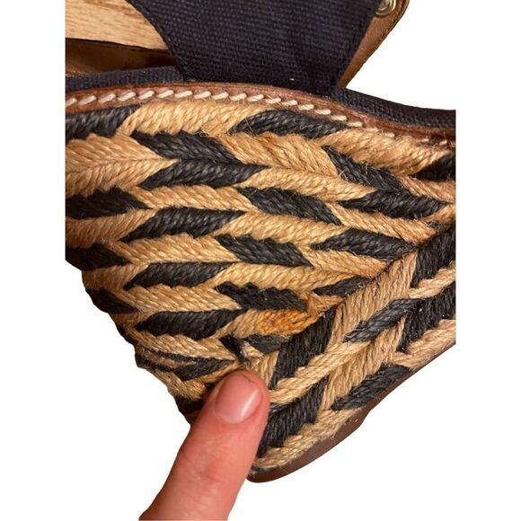 Tory Burch Navy Espadrilles - 6 - Picture 7 of 9